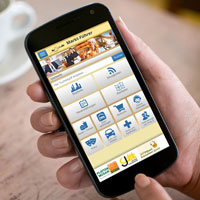 Die Makrt-Führer App auf dem Smartphone.
